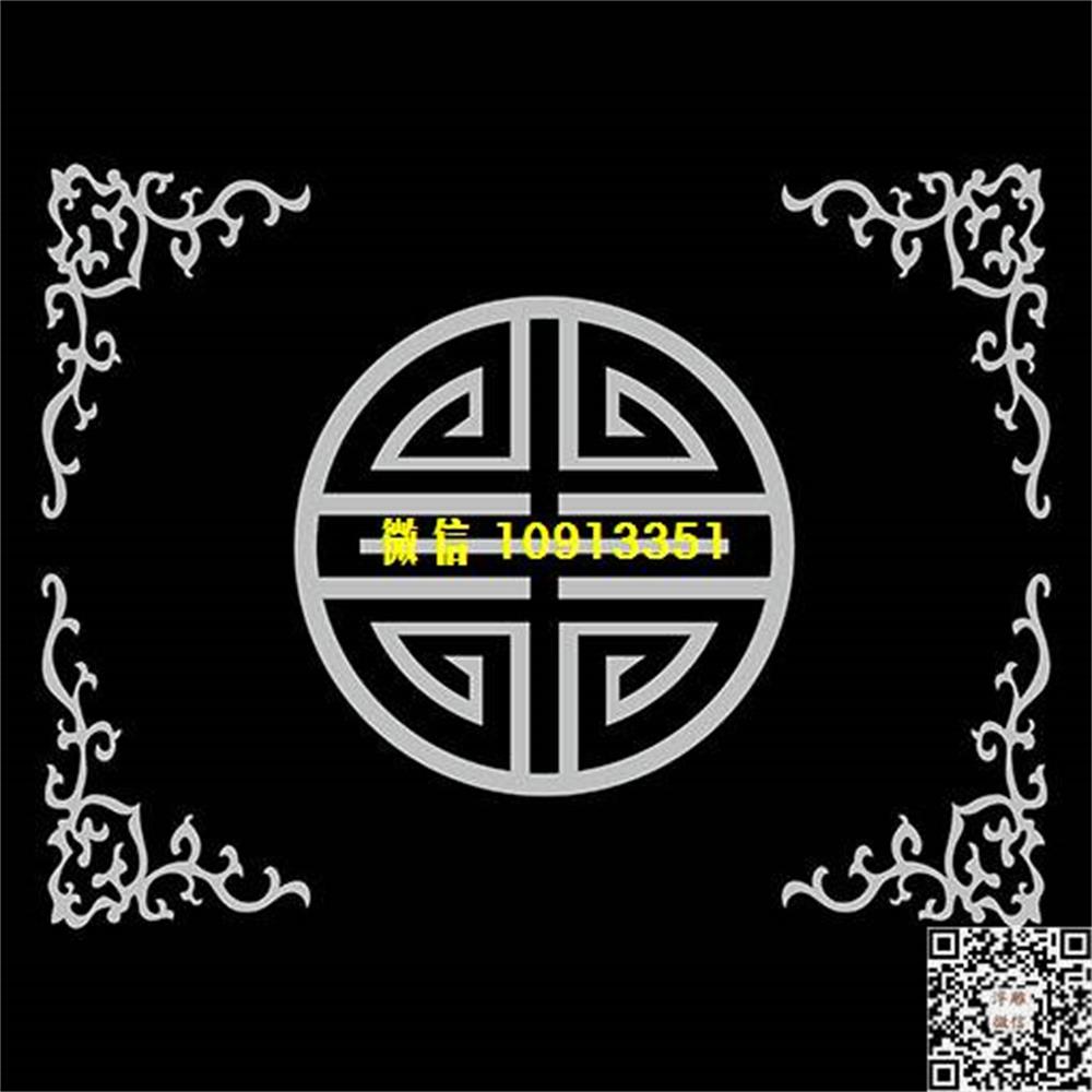 精雕图185杨花寿精雕图线雕图线条图单线铣底图_电脑雕刻plt文泰矢量图精雕图浮雕图